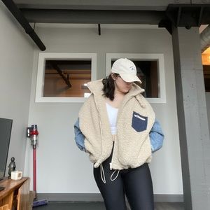 Sherpa denim jacket